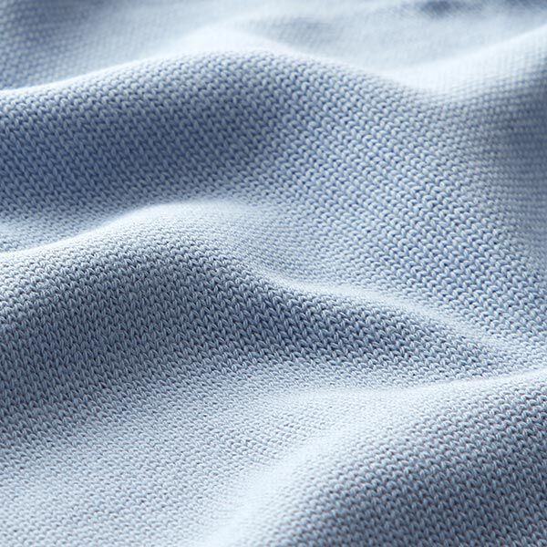 tessuto in maglia di cotone – grigio blu,  image number 2