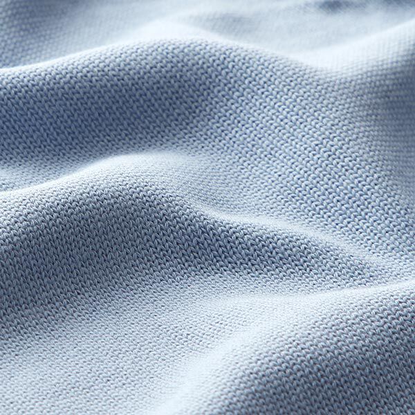 tessuto in maglia di cotone – grigio blu, image number 2