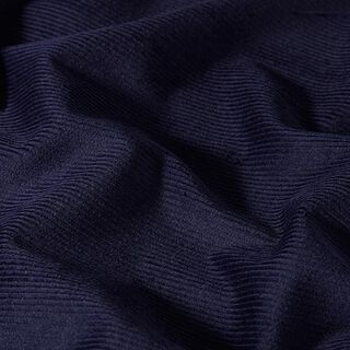 Velluto a coste Genova, elastico, prelavato – blu marino, 
