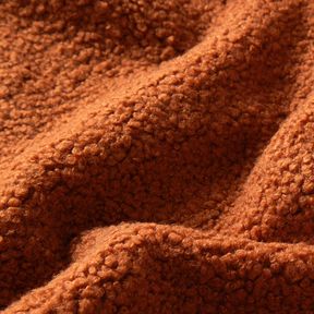 tessuto da tappezzeria Aspetto pelle di pecora – terracotta, 