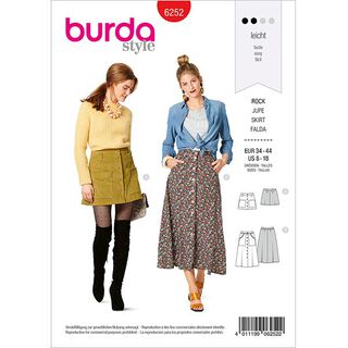 gonna, Burda 6252 | 34-44, 