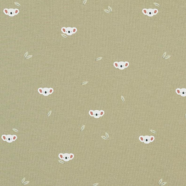 jersey di cotone teste di koala – pistacchio,  image number 1