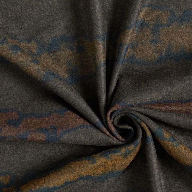 jersey romanit Linee d'acqua ruvide – marrone scuro/nero, image number 3
