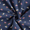 velluto a costine Piccoli fiorellini – blu marino,  thumbnail number 3