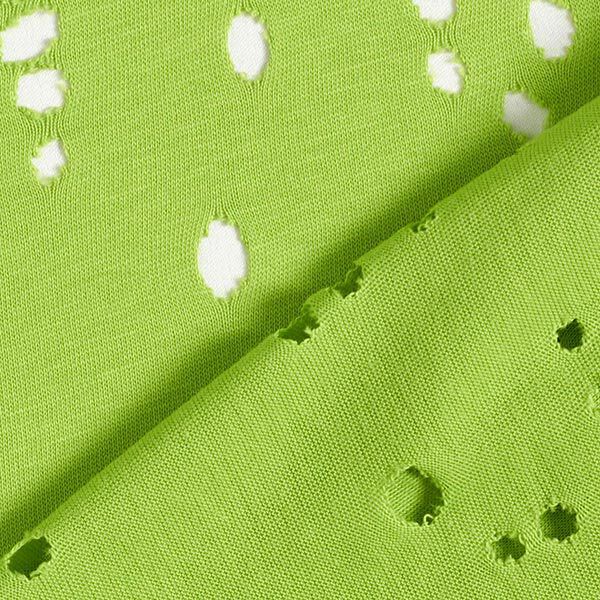 jersey di cotone, Destroyed – verde mela, image number 4