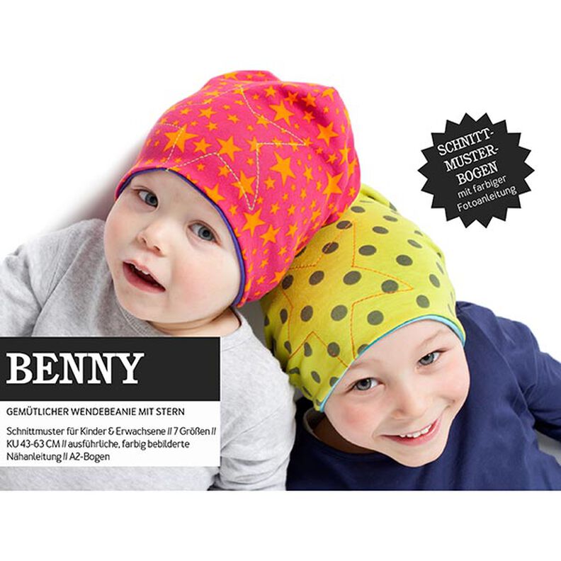 BENNY - berretto reversibile per grandi e piccini, Studio Schnittreif,  image number 1