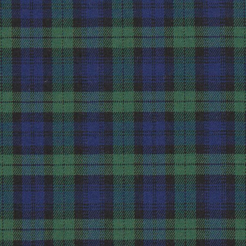 quadri scozzesi stretch – blu marino/verde,  image number 1