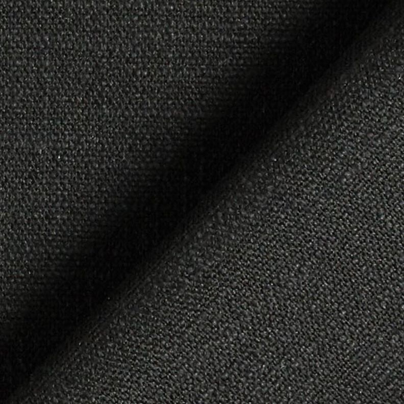 tessuto in misto lino stretch – nero,  image number 2