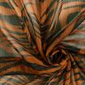 Chiffon gessato glitterato con tigre stampata – nero/rame,  thumbnail number 3
