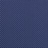 popeline di cotone piccoli pois – blu marino/bianco,  thumbnail number 1