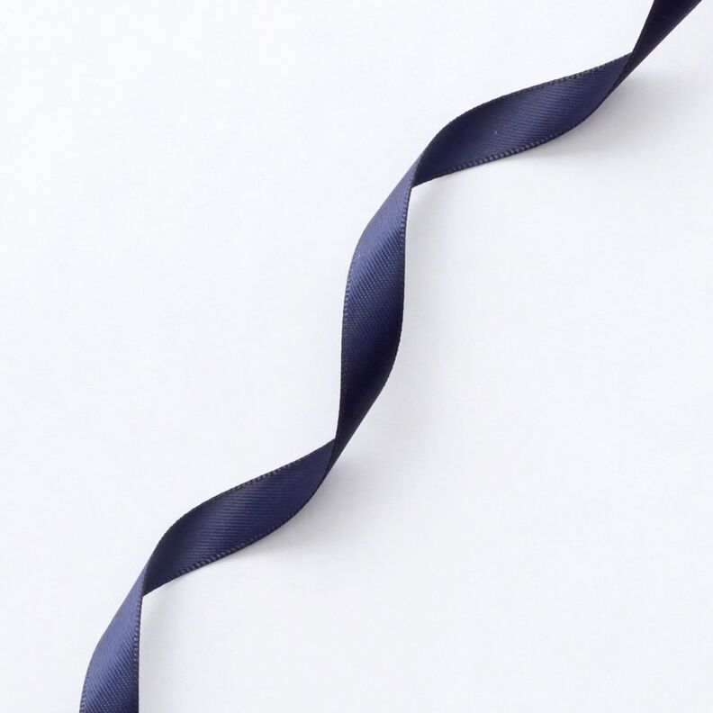 Nastro in satin [9 mm] – blu marino,  image number 3