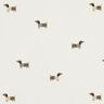 jersey di cotone Cani bassotti felici – avorio,  thumbnail number 1