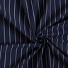 Tessuto per pantalone gessato elasticizzato – blu notte/bianco,  thumbnail number 3