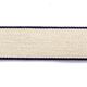 nastro gros-grain  [ 3,5 cm ] – blu marino/beige,  thumbnail number 1