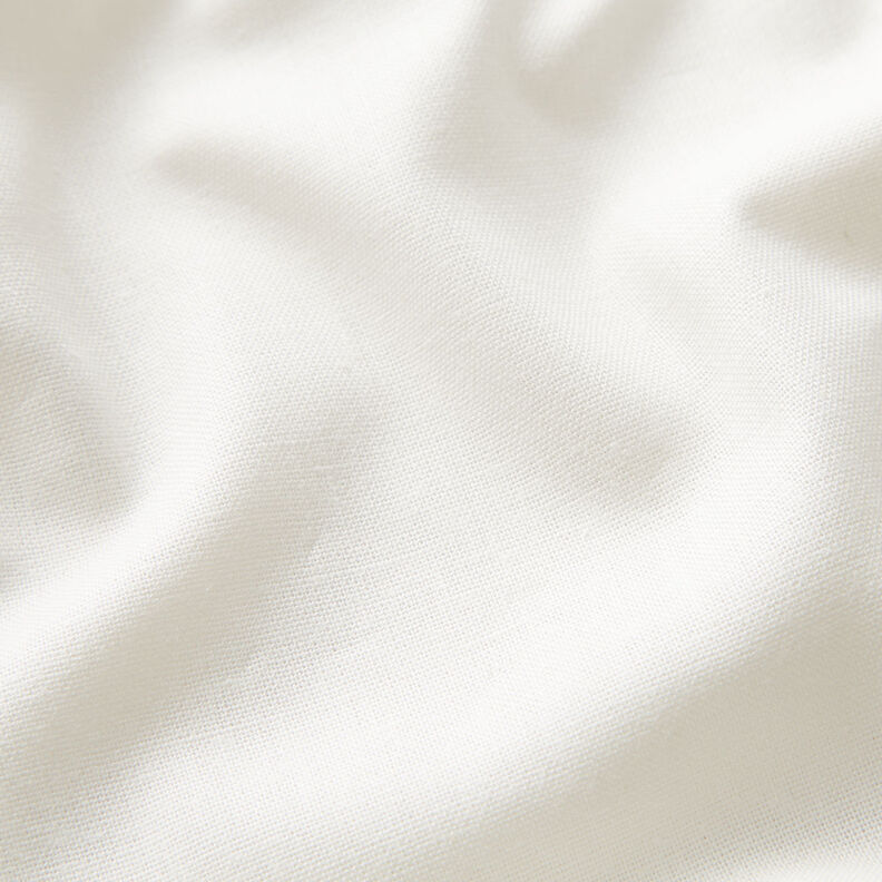 tessuto in cotone cretonne tinta unita – bianco lana, image number 2