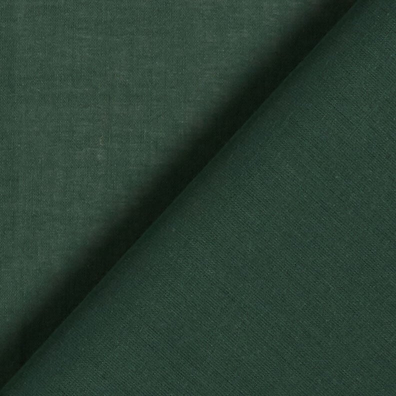 batista di cotone tinta unita – verde scuro,  image number 3