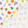 jersey di cotone Frutta felice – bianco lana/arancio pesca,  thumbnail number 4