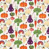 French terry, felpa estiva Verdure felici – avorio,  thumbnail number 1