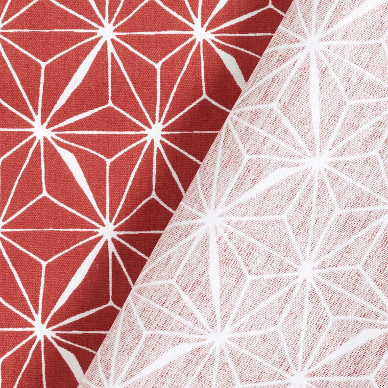 cotone rivestito Stelle grafiche – rosso carminio/bianco,  image number 5