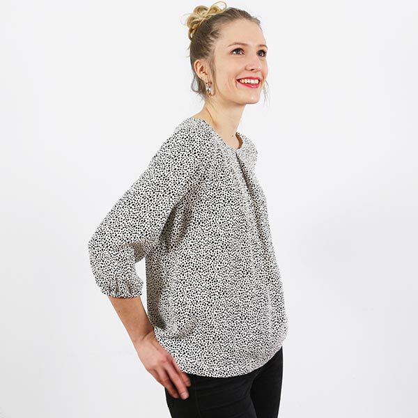 FRAU SUKI - camicetta con piega baciata, Studio Schnittreif  | XS -  XXL,  image number 3