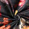velluto arredo Fiori romantici – antracite/rosé,  thumbnail number 4