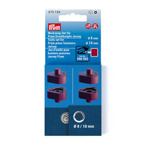 Set di utensili bottoni a pressione jersey [Ø 8 + 10 mm] | Prym – bacca, 
