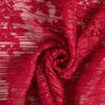 Pizzo plissettato con fiori – rosso carminio,  thumbnail number 5