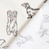 tessuto arredo tessuti canvas Cani – crema/grigio,  thumbnail number 4