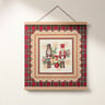 taglio di tessuto arredo gobelin Duetto di schiaccianoci – rosso carminio/beige chiaro,  thumbnail number 7