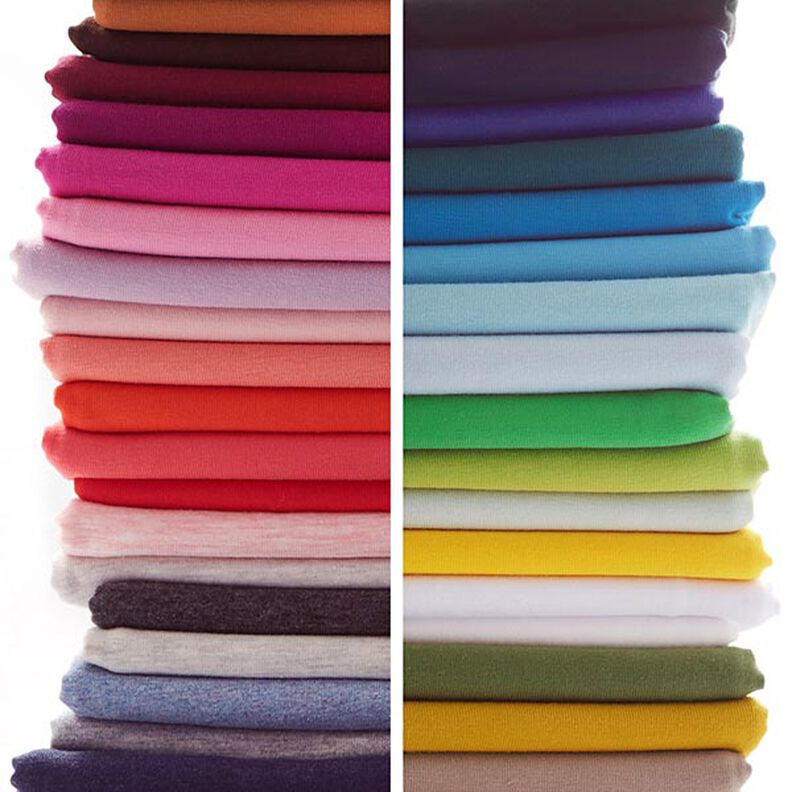 jersey di cotone medio tinta unita – pink,  image number 7