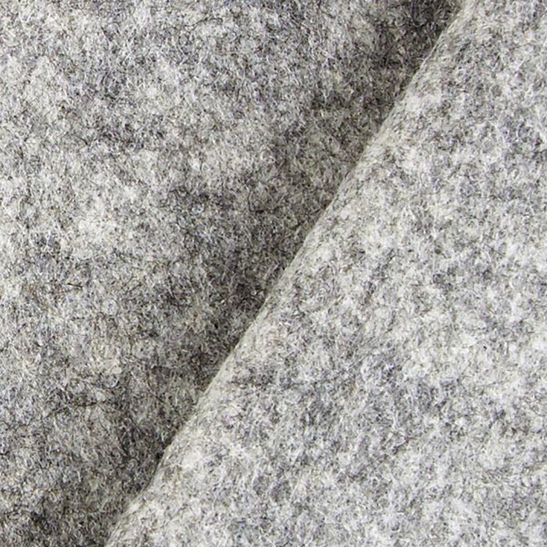 Feltro 90 cm / 1 mm di spessore mélange – grigio,  image number 3