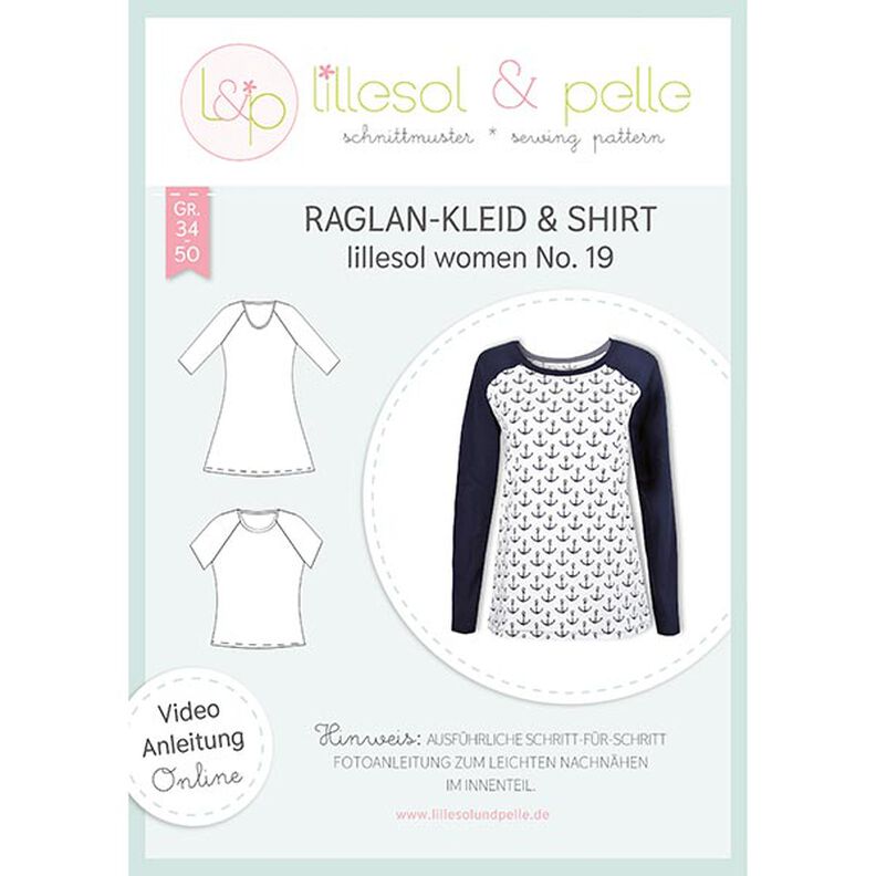 abito e maglia con maniche raglan, Lillesol & Pelle No. 19 | 34 - 50,  image number 1