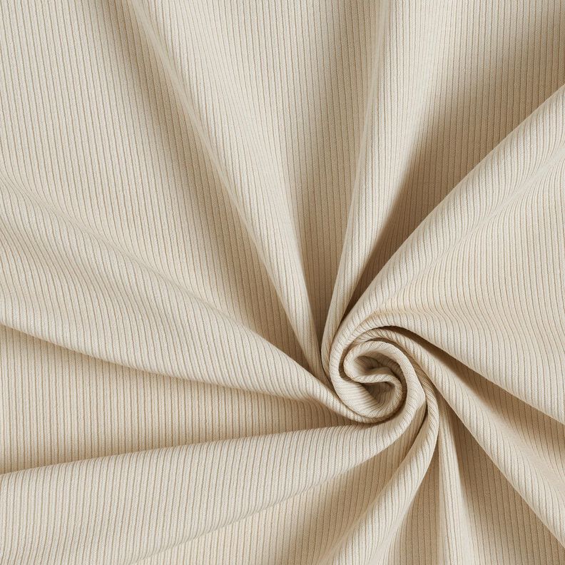 jersey a coste costolette sottili 2-1-1-1 – naturale,  image number 1