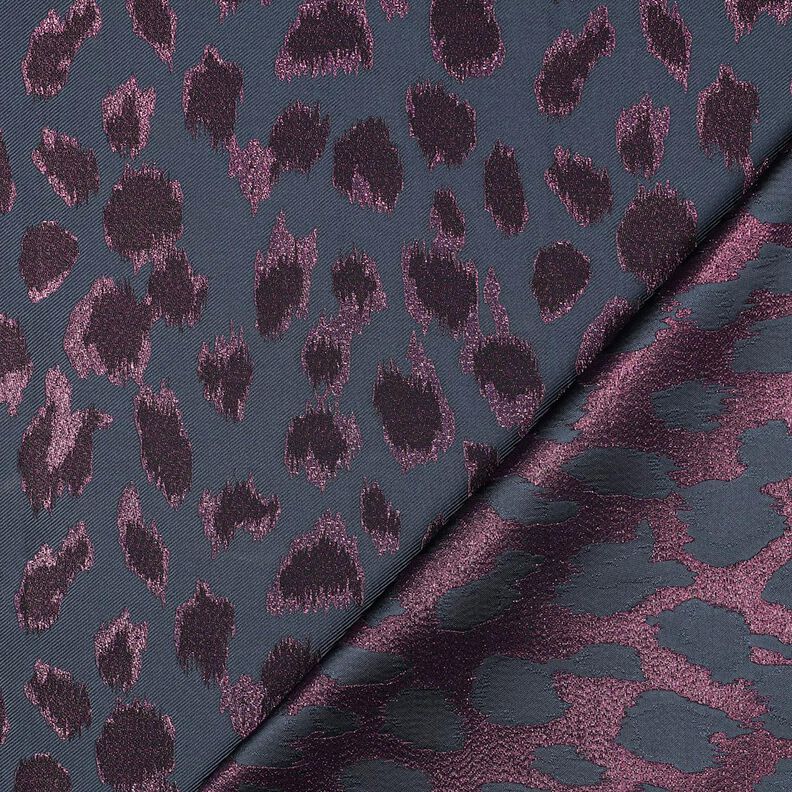Jacquard leopardo Metallico | Poppy Fabrics – antracite, image number 4