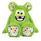 Tessuto peluche a pelo lungo SHAGGY [1 M x 0,75 M | altezza pelo: 20 mm]  - verde neon | Kullaloo,  thumbnail number 3
