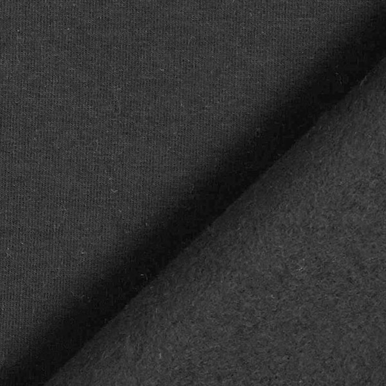 felpa di cotone leggera tinta unita – nero,  image number 5