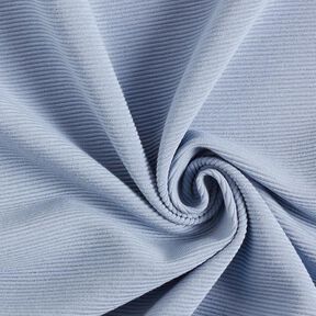 jersey a coste-ottoman, tinta unita – azzurro, 