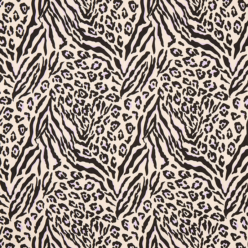Tessuto crêpe leggero zebrato – rosé,  image number 1