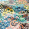 cotone rivestito Mare di fiori – blu oceano/terracotta,  thumbnail number 3