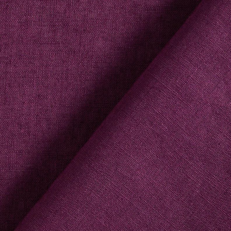 Leggero misto lino prelavato – rosso merlot,  image number 4