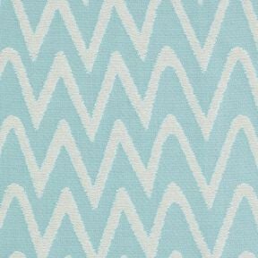 tessuto jacquard da esterni motivo ikat – blu cielo, 