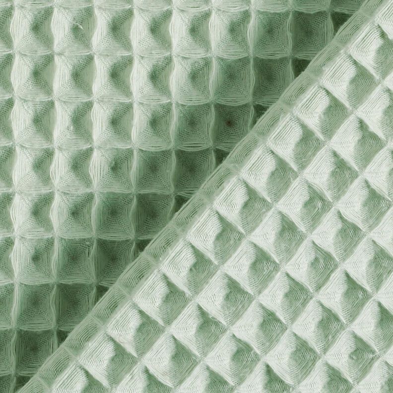 piqué nido d’ape Grandi nidi d’ape – menta chiaro,  image number 4