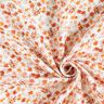 GOTS mussolina / tessuto doppio increspato Piccoli fiorellini stampa digitale – bianco lana,  thumbnail number 3