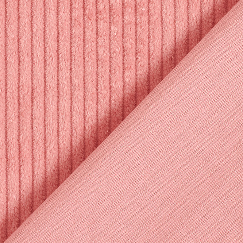 velluto a coste larghe prelavato tinta unita – rosa antico scuro,  image number 3