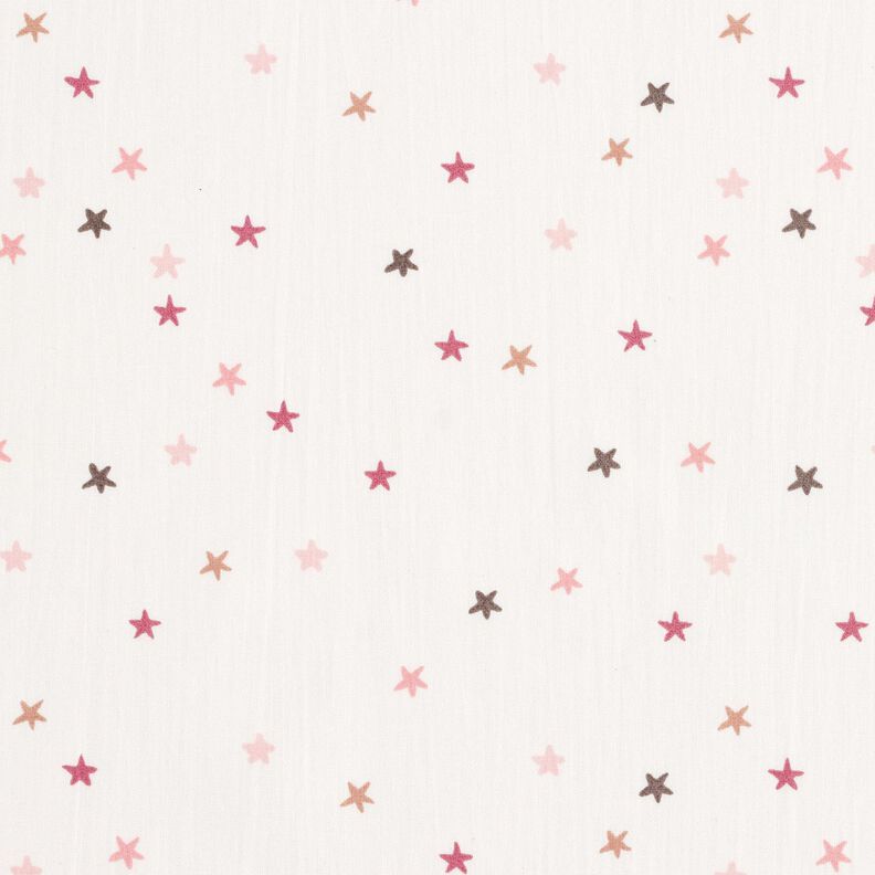 popeline di cotone Stelline – avorio, image number 1
