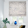 tessuto arredo mezzo panama Romantici pavoni – naturale/blu,  thumbnail number 7