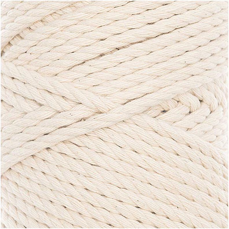 Creative Cotton Cord Skinny filato per macramè [3mm] | Rico Design – naturale,  image number 2