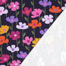French terry, felpa estiva Fiori variopinti | Poppy Fabrics – blu marino,  thumbnail number 4