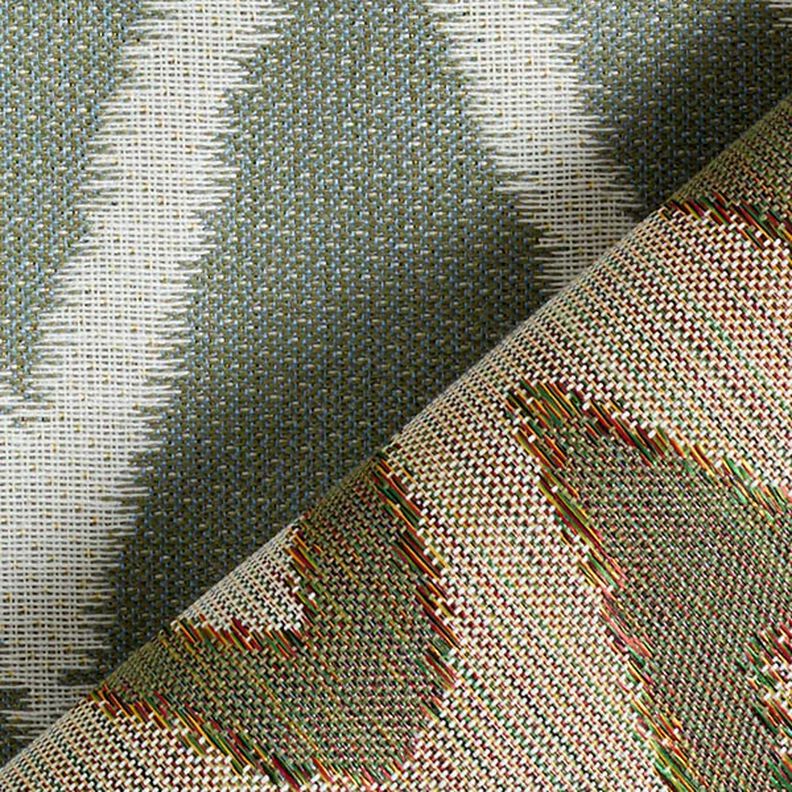 tessuto jacquard da esterni motivo ikat – canna palustre,  image number 4