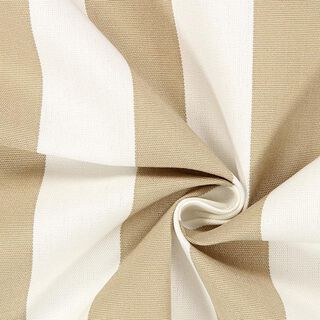 Tessuto per tende da sole righe Toldo – bianco/beige, 